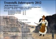 Transtalk Jahresparty 2012 Poster